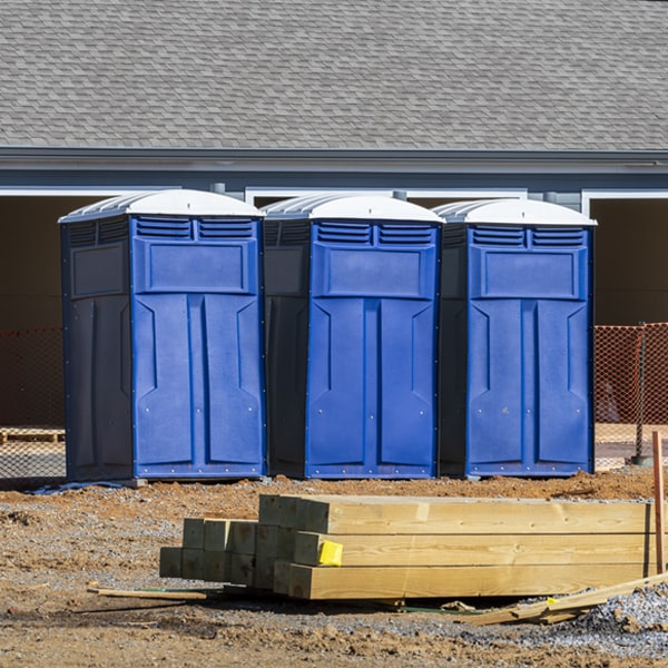 what is the maximum capacity for a single portable toilet in Golden Grove SC